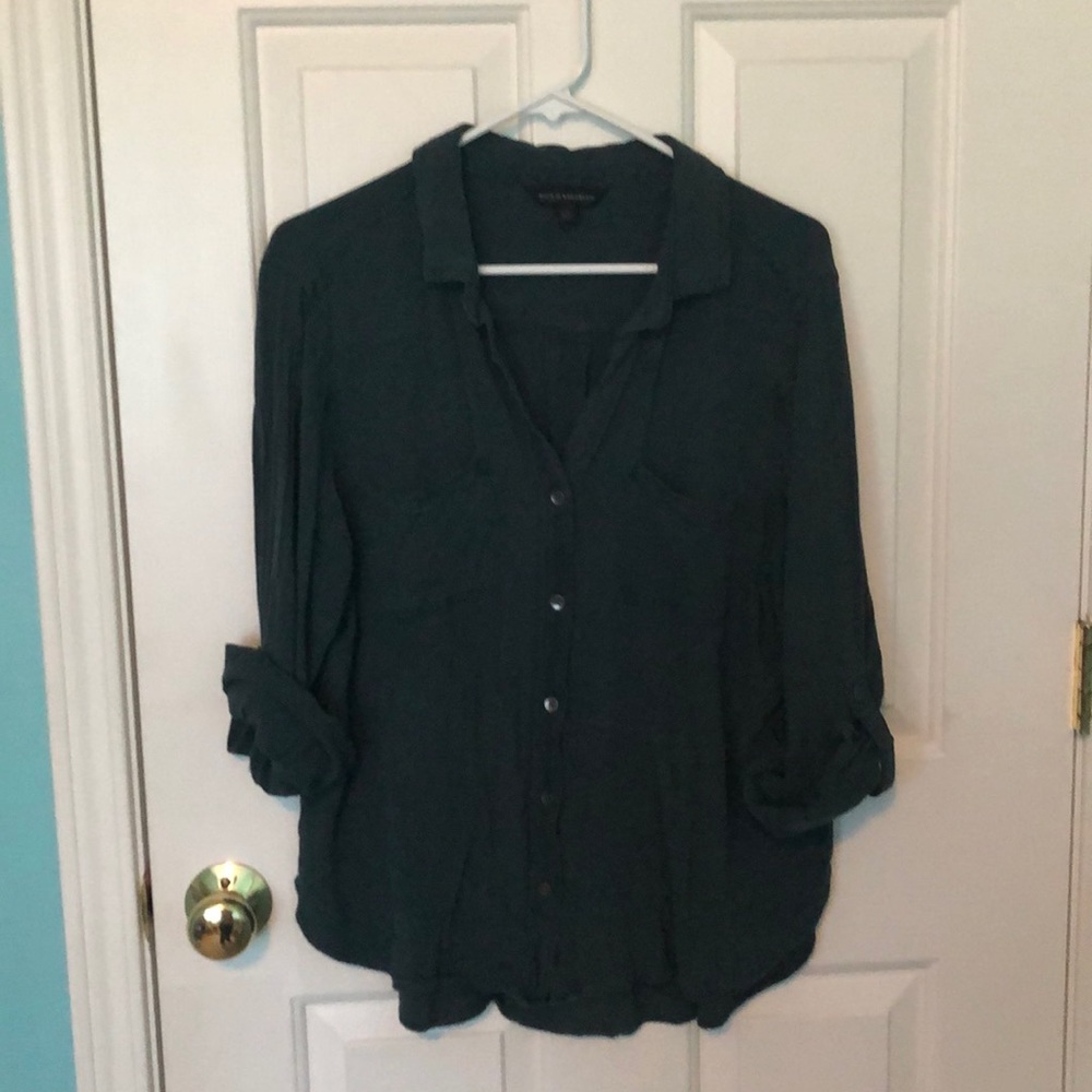 Forest green Rock and Republic button up